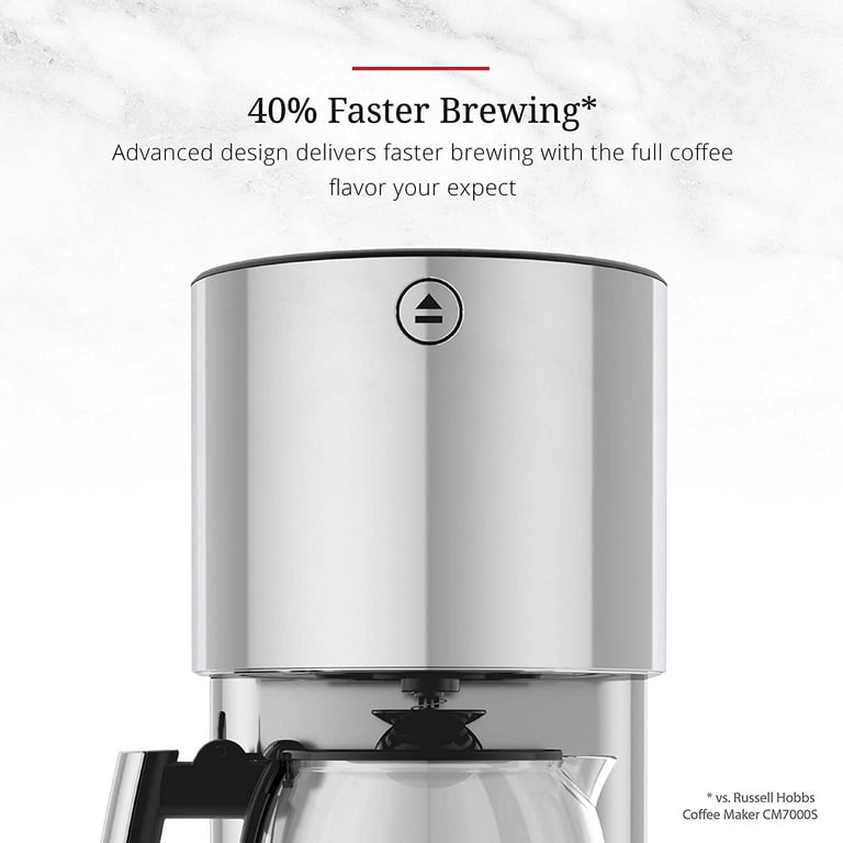 Russell Hobbs Programmable Coffee Maker 8 Cup Capacity with