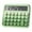 Green, variant on Large Button Desktop Calculator with 12 Digits 5 Inch LCD Display for Everyday and Basic Math Tasks