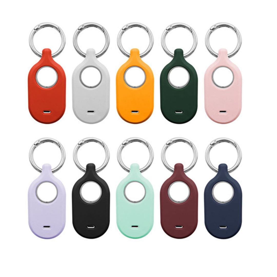 for Samsung Galaxy SmartTag2 Case, Protective Silicone Case for Galaxy Smart  Tag 2 with Key Ring for Keys 4pcs 