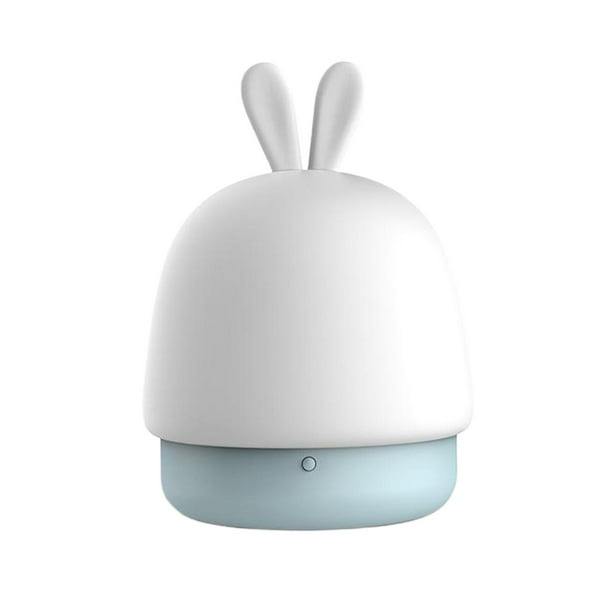 Dormitorios que cambian de color, regalos, guardería, azul brillante Conejo azul