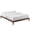 Mahogany, variant on Maklaine Modern / Contemporary Full Mates Platform Bed in Walnut
