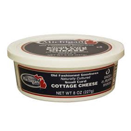 Michigan Naturally Cultured Small Curd Cottage Cheese 8 Oz