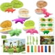 thumbnail image 2 of Set de huevos de plastilina de dinosaurio con 5 moldes y 8 colores | Herramientas para plastilina y mapa de actividades | Juguetes sensoriales educativos para niños de 3 a 8 años, 2 of 4