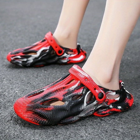 

Men s Garden Clogs Lightweight Comfy Clogs Out Non-Slip Garden Shoes Summer Beach Shoes Thick Sole Unisex Adults Clog Slides Sandals for Pool Beach Yard Kitchen