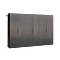 thumbnail image 2 of Prepac HangUps 3 Piece 108" Wooden Garage Storage Cabinet Set E in Black, 2 of 6