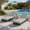 Gray Rattan/Light Gray Cushion, variant on DREAMSID 2 Pcs Outdoor Wicker Chaise Lounge with 5-Position Adjustable Backrest & Thicken Cushion, Weather-Resistant Patio Reclining Chaise for Pool, Beach, Backyard -Beige Rattan/Grey Cushion