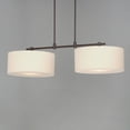 thumbnail image 5 of Bongo 2 - Light Oil Rubbed Bronze Dark Brown Traditional Incandescent Acrylic And Linen And Steel Pendant Light, 5 of 5
