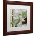 thumbnail image 2 of Trademark Fine Art "Country Xmas Duck" Canvas Art by Color Bakery White Matte, Wood Frame, 2 of 4