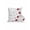 White, variant on 1 Pack Outdoor Pillows Waterproof, Red Poppy Flowers Indoor/Outdoor Throw Pillows with Inserts, Spring Modern Abstract Floral Rustic Decorative Pillow for Patio Furniture Chairs Couch