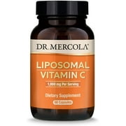 Dr. Mercola, Liposomal Vitamin C Dietary Supplement, 30 Servings (60 Capsules)