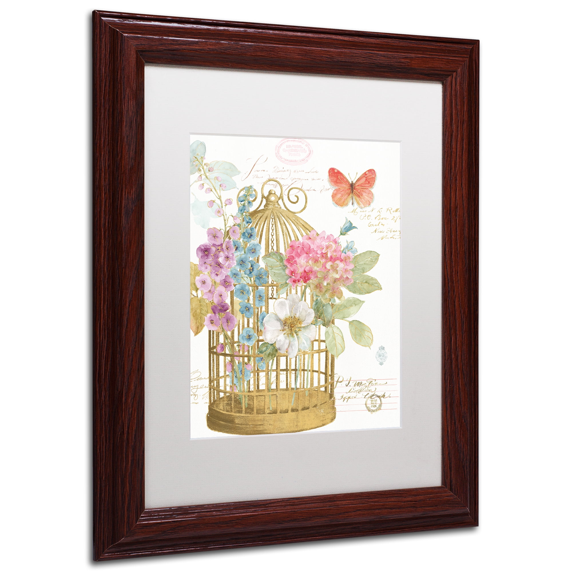 Trademark Art Floral Framed Art Print, by Lisa Audit