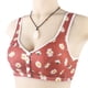 thumbnail image 2 of Gibobby Brasier Mujer Push Up Ropa interior informal con estampado Sexy para mujer, ropa interior con hebilla frontal sin aros, chaleco de encaje(Café,42), 2 of 4