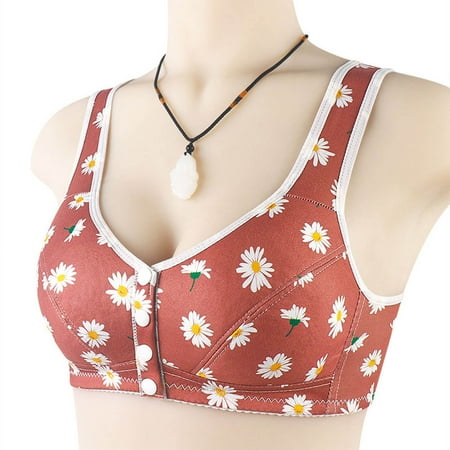 PEASKJP Womens Sports Bras Sleek Push Up Bra Wireless Padded No Underwire Bralettes Lace Plunge Bras Women s Lingerie Coffee 44