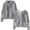 Grey, variant on Women Casual Solid Casual Hoodie Sweatshirt Long Sleeve Loose Top Long Hoodie Jacket Female Sweatshirt up Sweatshirt Top Light Lightweight Hoodie Women Zip Hoodie Drawstring Hoodie Long Zip up Jacket