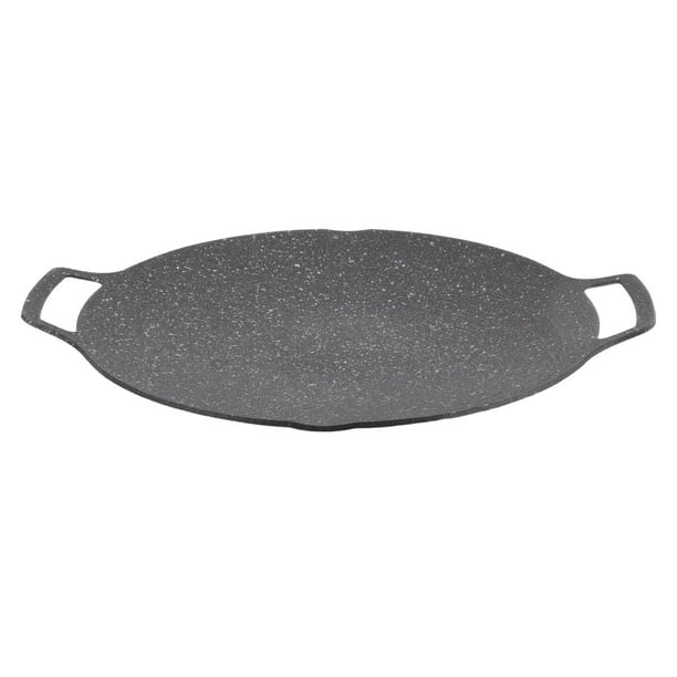 Plato de Barbacoa Coreana aleación de Aluminio No Se Pegue Barbacoa Placa para Hogar Interior Al Aire Libre Camping Partes Bandeja Redonda para Asar Carne Arroz Frito Tortitas ANGGREK Otros