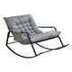 thumbnail image 3 of Mecedora con respaldo Gloria silla reclinable 126 cm x 92 cm x 80 cm color gris, 3 of 9