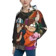 thumbnail image 2 of Gravity Falls Youth Hoodies 3D Print Pullover Hooded Sweatshirt Unisex Casual Sweater Tops Blouse Long Sleeve Kids Hoodie X-Large, 2 of 8