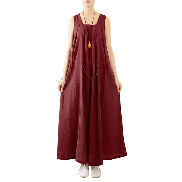 Cotton tank dresses for summer cheap