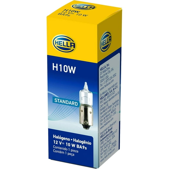 HELLA H10W Bulb H10W 12V 10W Ba9S T3