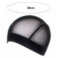 thumbnail image 5 of Men Baotou Hat Elastic Anti-slip Regular Fit Solid Color Haircut Protection Soft Dome Stretchable Weaving Cap Breathable Mesh Net Hairnet Headwear, 5 of 6