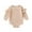 Beige, variant on Infant Baby Girl Knit Sweater Bubble Romper Oversized Crewneck Sweatshirt Jumpsuit Cute Fall Outfits For Kids Vêtements Pour Enfants Size 6-12 Months