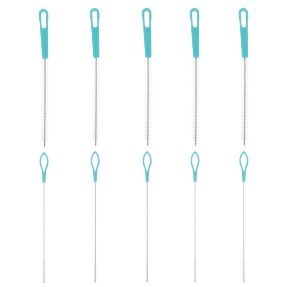 10pcs Straw Brush Nylon Tube Cleaners Reusable Straw Cleaning Brush