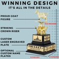 thumbnail image 2 of Placa Grande Personalizada G.O.A.T. Trofeo Alpha Awards, 2 of 7