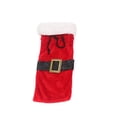 thumbnail image 2 of Para Botellas De Vino Con Cabeza De Papá Noel, Adornos Navideños, Bolsa Creativa Para Botellas De Vino Para Cumpleaños Y Fiestas Navideñas Serendint HA040065-03, 2 of 6