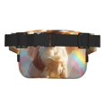 thumbnail image 3 of Bingfone Fanny Packs for Women Fashion Waist Packs Bag with Adjustable Strap Waterproof Everywhere Crossbody Belt Bag for Workout Running Travelling( Rainbow English Cocker Spaniel ), 3 of 9