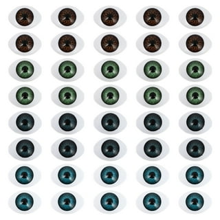 100Pcs Realistic Multi Specifications Toy Eyes with Washers