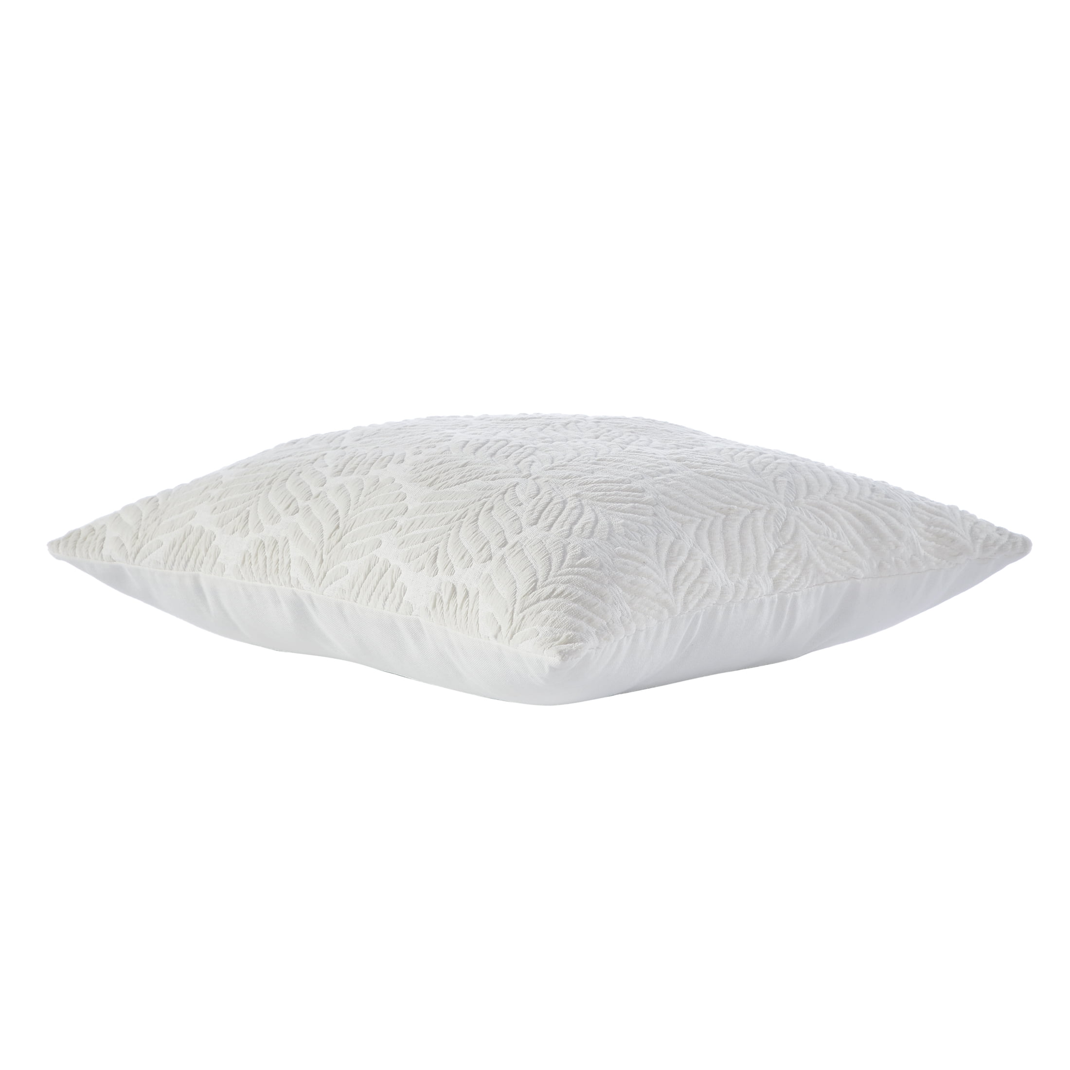 Better Homes & Gardens 20" x 20" Baker Fan Ivory Cotton Decorative Pillow