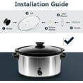 thumbnail image 5 of Universal Pot Lid Replacement Knobs, Silicone Pan Lid Holding Handles, Great for Slow Cookers, Skillets and Kitchen Cookware Lids and Covers, Black, 2 Pack, 5 of 8