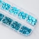thumbnail image 3 of Kit de 12 rejillas 3D de base plana para decoración de uñas, con diamantes de imitación y gemas, cristales AB, para joyería, manualidades, rostro, ropa y decoración de uñas., 3 of 5