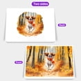 thumbnail image 2 of Welcome Fall English Setter Strolling Through the Autumn Maple Forest 7x5in Folded Greeting Card Dog Lover Single Note Card with Envelope - 12012, 2 of 5