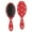 Red Christmas Reindeer-1, variant on Red Christmas Reindeer and Snowflake Pattern Hair Brush,Girls Detangling Hair Brush,Glide Through Tangles with Ease for Wet & Dry Hair,8.8"X2.8"