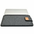 thumbnail image 4 of Anvazise Felt Sleeve Slim Tablet Case Cover Bag for MacBook Air Pro 11/13/15 Inch Light Grey 15 Inch, 4 of 13