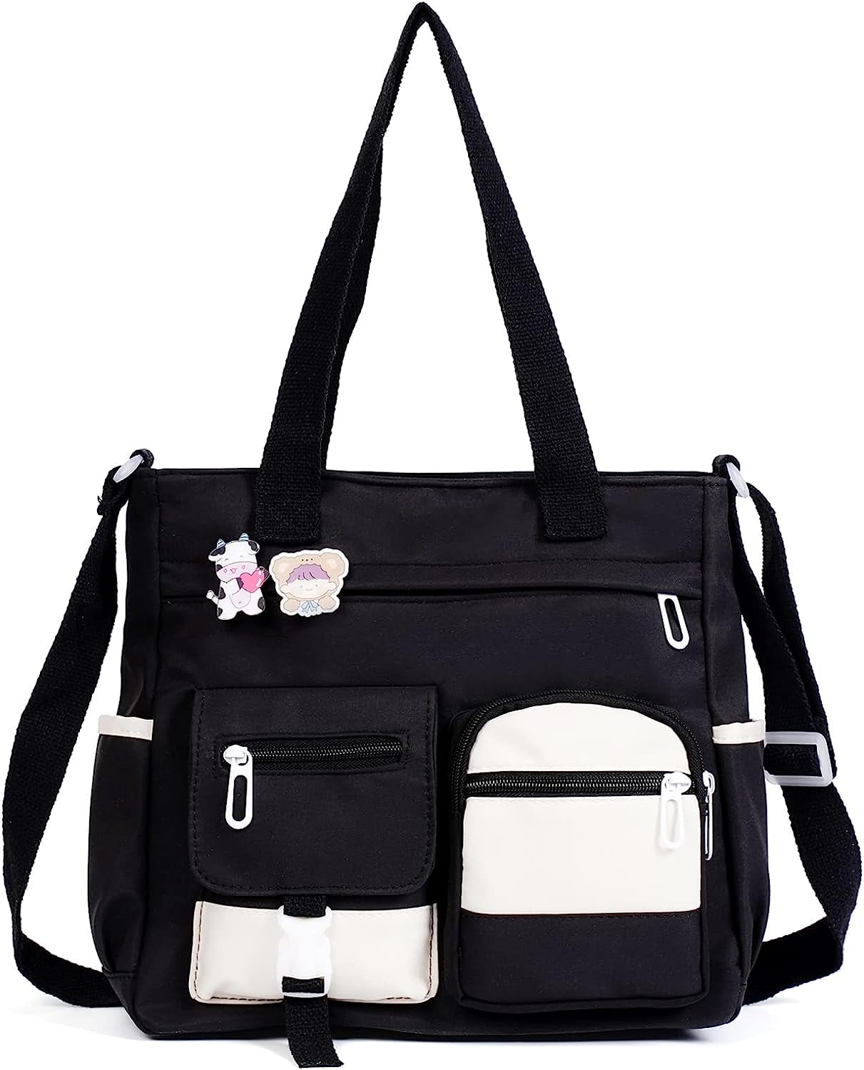 Crossbody Cute Bag for Teen Girls Kawaii Messenger Purse Nylon Shoulder Bags