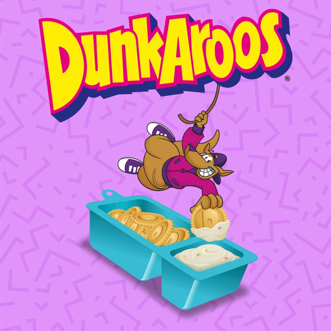 Dunkaroos Vanilla Cookies and Vanilla Frosting, Rainbow Sprinkles, 1.5 oz