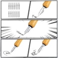 thumbnail image 3 of 1 Set Handmade Pen Calligraphy Practice Pen Vintage Dip Pen Calligraphy Dip Pen, 3 of 7