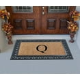 thumbnail image 5 of A1HC 30"x48" Natural Coir & Rubber Paisley Monogrammed Door Mat, Heavy-Duty, Low-Profile, Anti-Shed Outdoor Entrance Mat, 5 of 7