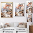 thumbnail image 4 of Designart "Oak Tree Mystic Abstraction" Tree Oak Floater Framed Canvas Wall Art, 4 of 5
