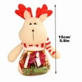 thumbnail image 3 of DAMAI Christmas Candy Jars with Snowman Santa Elk Lid, 5.9 Inch Plastic Candy Cookie Jar Containers, Christmas Snack Food Storage Container for Gifts Holiday Party Favor Supplies, 3 of 6