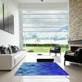 thumbnail image 7 of Ahgly Company Machine Washable Indoor Square Transitional Blue Area Rugs, 8' Square, 7 of 7