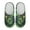 Art Green Spider Web, variant on Paw Print Bone Pattern Women's Casual Slippers Soft Plush Fuzzy Comfy Non Slip Indoor Outdoor House Shoes Warm Cozy Memory Foam Sole Lightweight