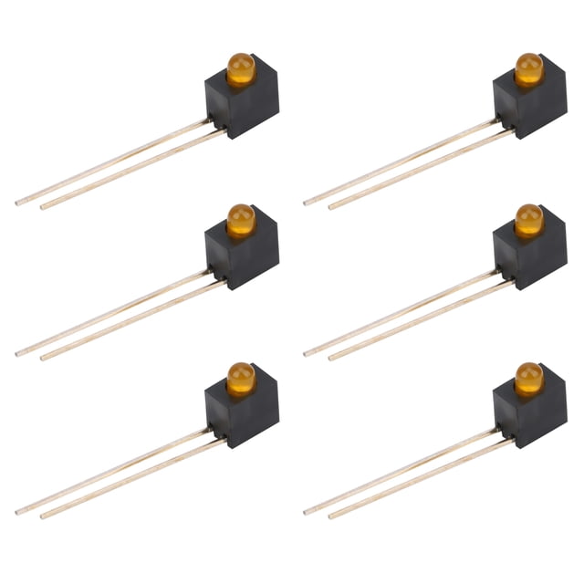 Luz LED, 100 piezas, soporte para lámpara LED de 3 mm, componentes de control industrial LED, aspecto llamativo