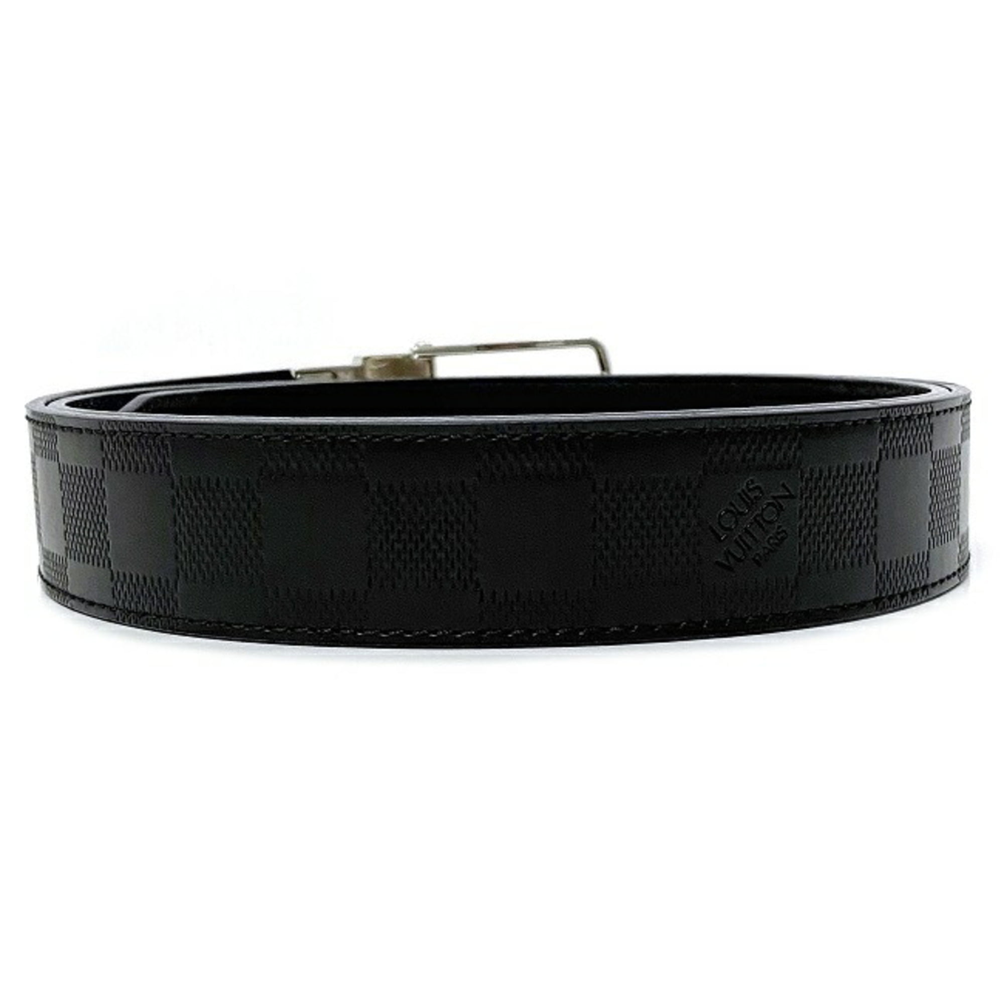 Louis Vuitton, Accessories, Authentic Louis Vuitton Mirage Black Mens Belt  9cm 36
