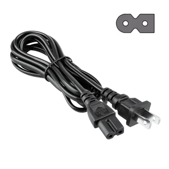 6ft AC Power Cord Cable Plug Lead For Insignia TV NS-43DR620NA18
