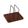 thumbnail image 4 of Soporte de la NAPY para TELLA de METAL ROTACIÓN -Desktop vertical de donante -estante de napketten para cocina, mesa de comedor, boda en casa en casa marrón rojo, 4 of 8