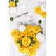 thumbnail image 2 of Flores Artificiales N&T NIETING Rosas Artificiales 50 Unidades Doradas de Látex, 2 of 7