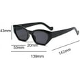 thumbnail image 3 of Retro Sunglasses Shades For Women Cat Eye Sun Glasses Eyewear, 3 of 6